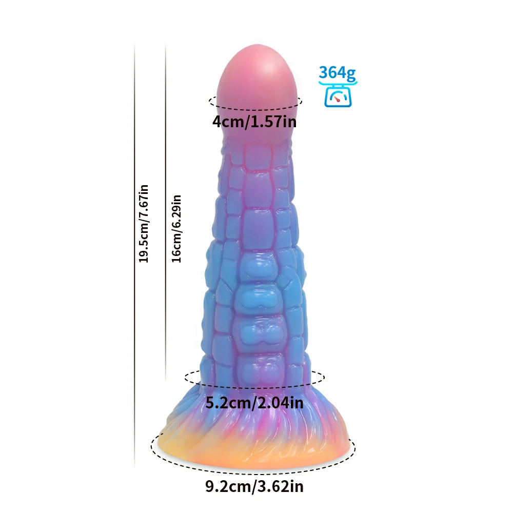 Bizarre Glow Fantasy Magic Wand-Shaped Dildo