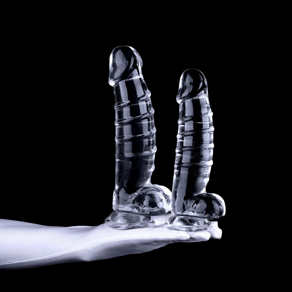 Large and Transparent Dildo