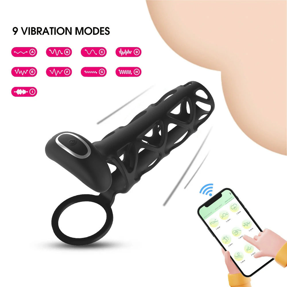 Net Sleeve Vibrating Penile Trainer