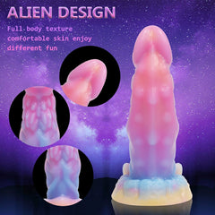 Bizarre Glow Fantasy Cheetah-Shaped Dildo