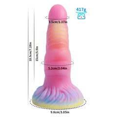 Bizarre Glow Fantasy Giant Elephant-Shaped Dildo