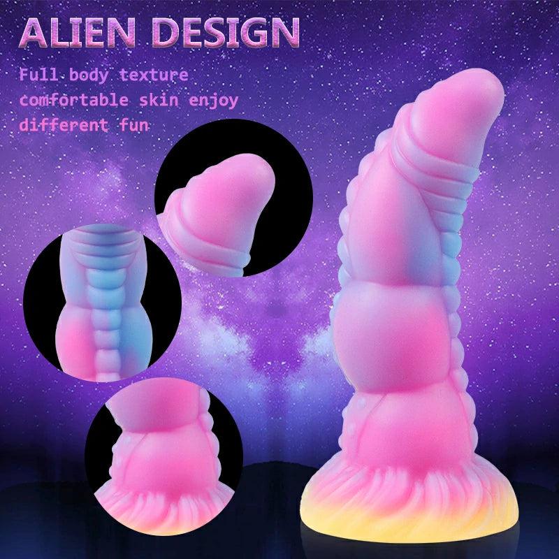 Bizarre Glow Fantasy Dolphin-Shaped Dildo