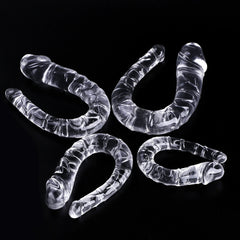 Transparent Double-Ended Dildo