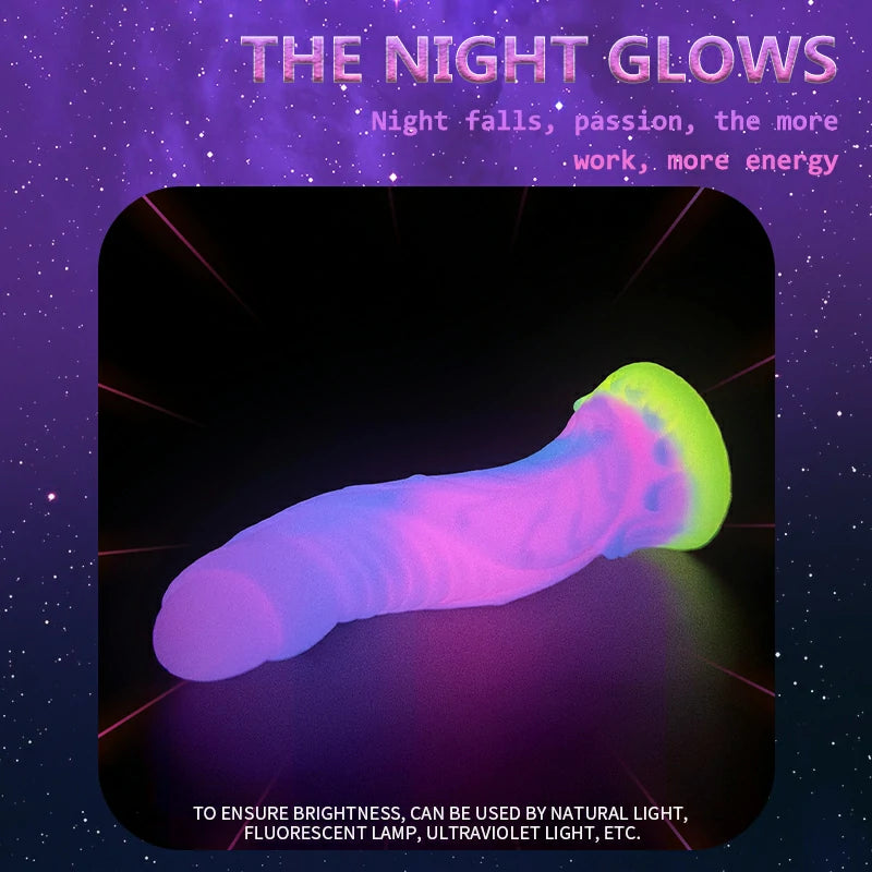 Bizarre Glow Fantasy Viper-Shaped Dildo