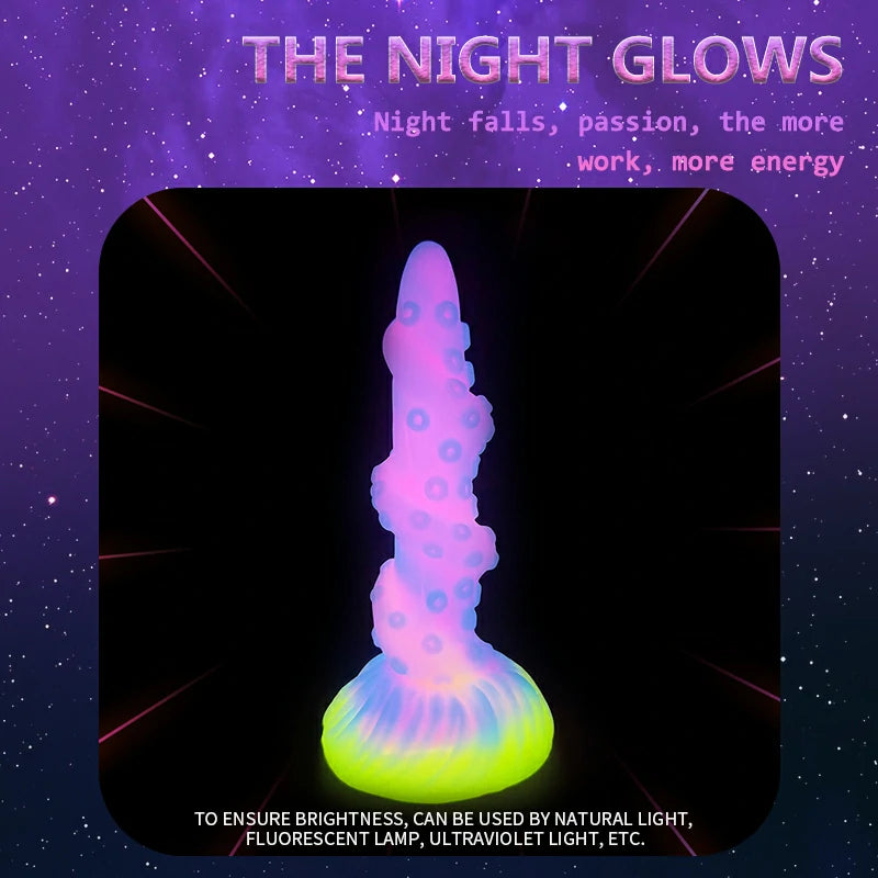 Bizarre Glow Fantasy Tentacle-Shaped Dildo