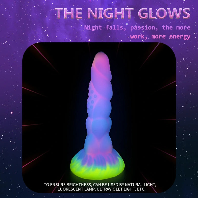 Bizarre Glow Fantasy Sea Serpent-Shaped Dildo