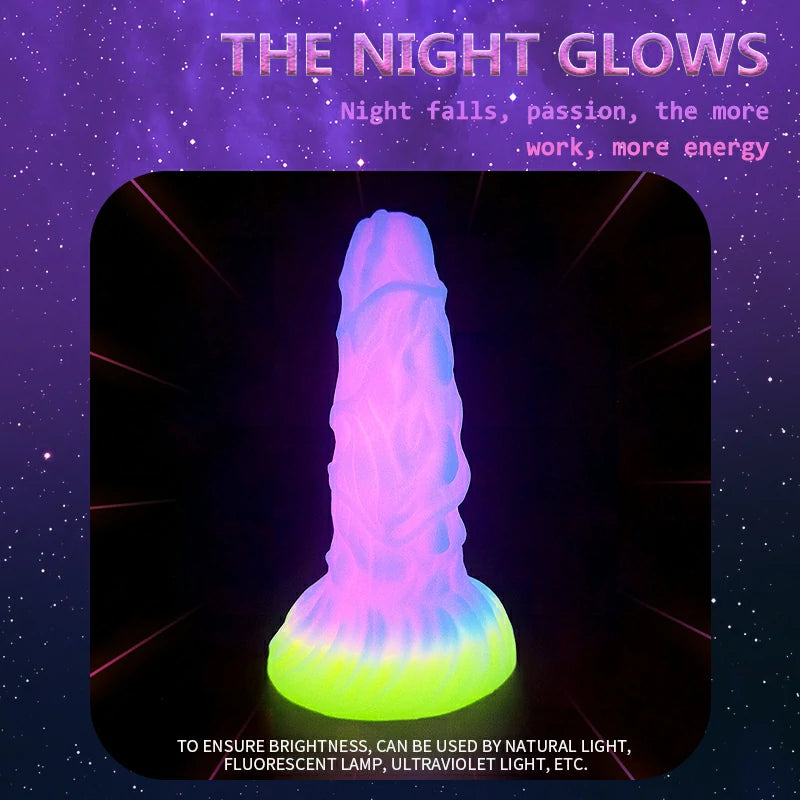 Bizarre Glow Fantasy Tree Root-Shaped Dildo