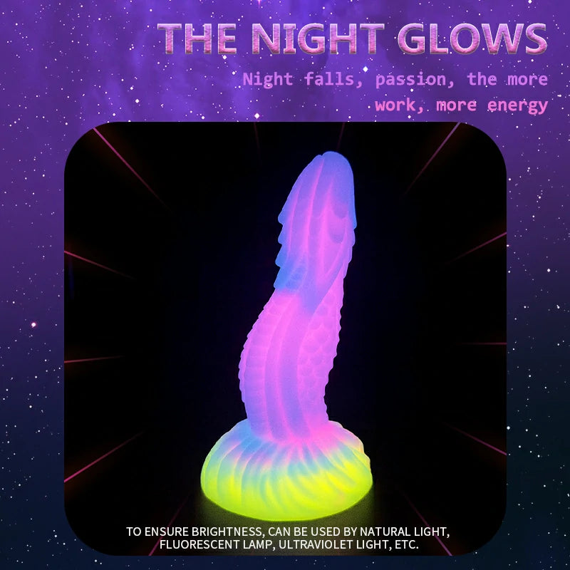 Bizarre Glow Fantasy Dragon-Shaped Dildo