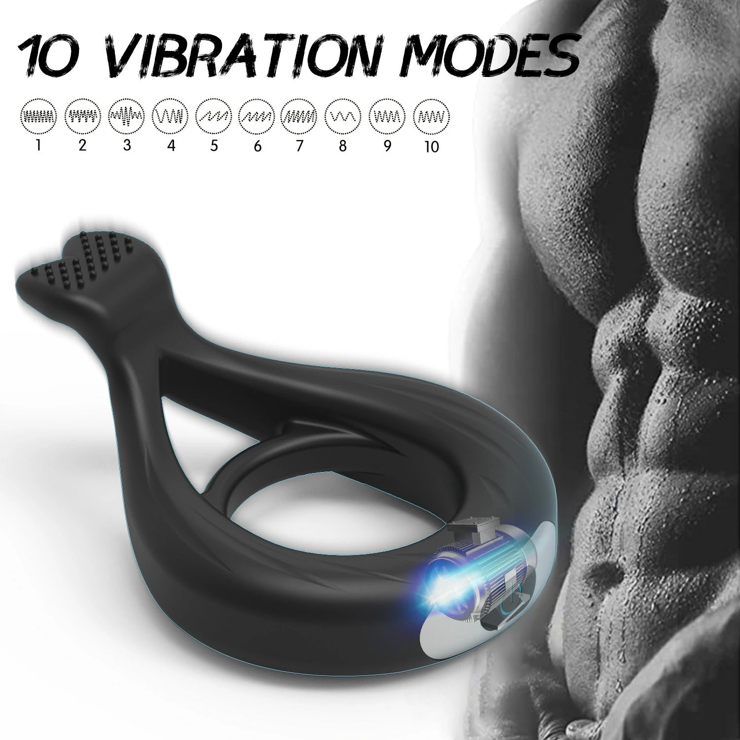 Vibrating Fish Tail Penile Enlarger