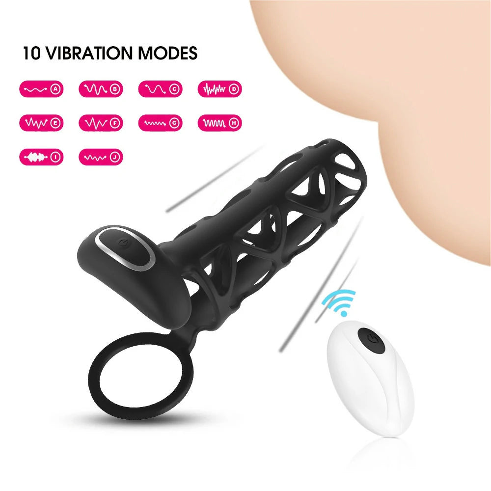 Net Sleeve Vibrating Penile Trainer