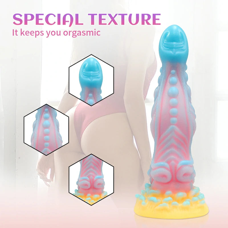 Bizarre Glow Fantasy Deer-Shaped Dildo