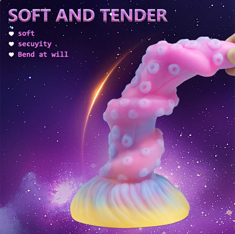 Bizarre Glow Fantasy Tentacle-Shaped Dildo