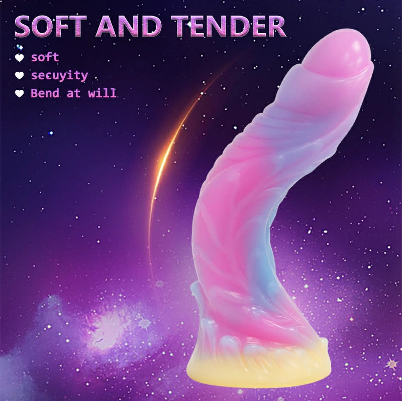 Bizarre Glow Fantasy Viper-Shaped Dildo