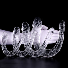 Transparent Double-Ended Dildo