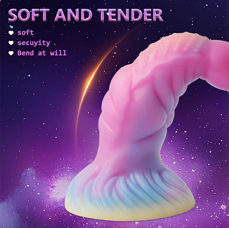 Bizarre Glow Fantasy Giant Elephant-Shaped Dildo