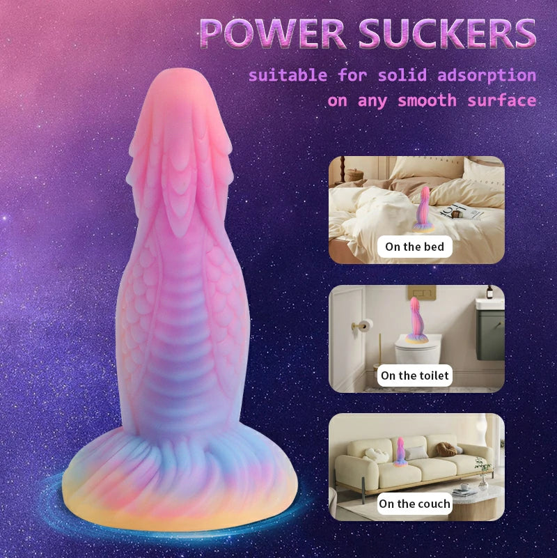 Bizarre Glow Fantasy Dragon-Shaped Dildo