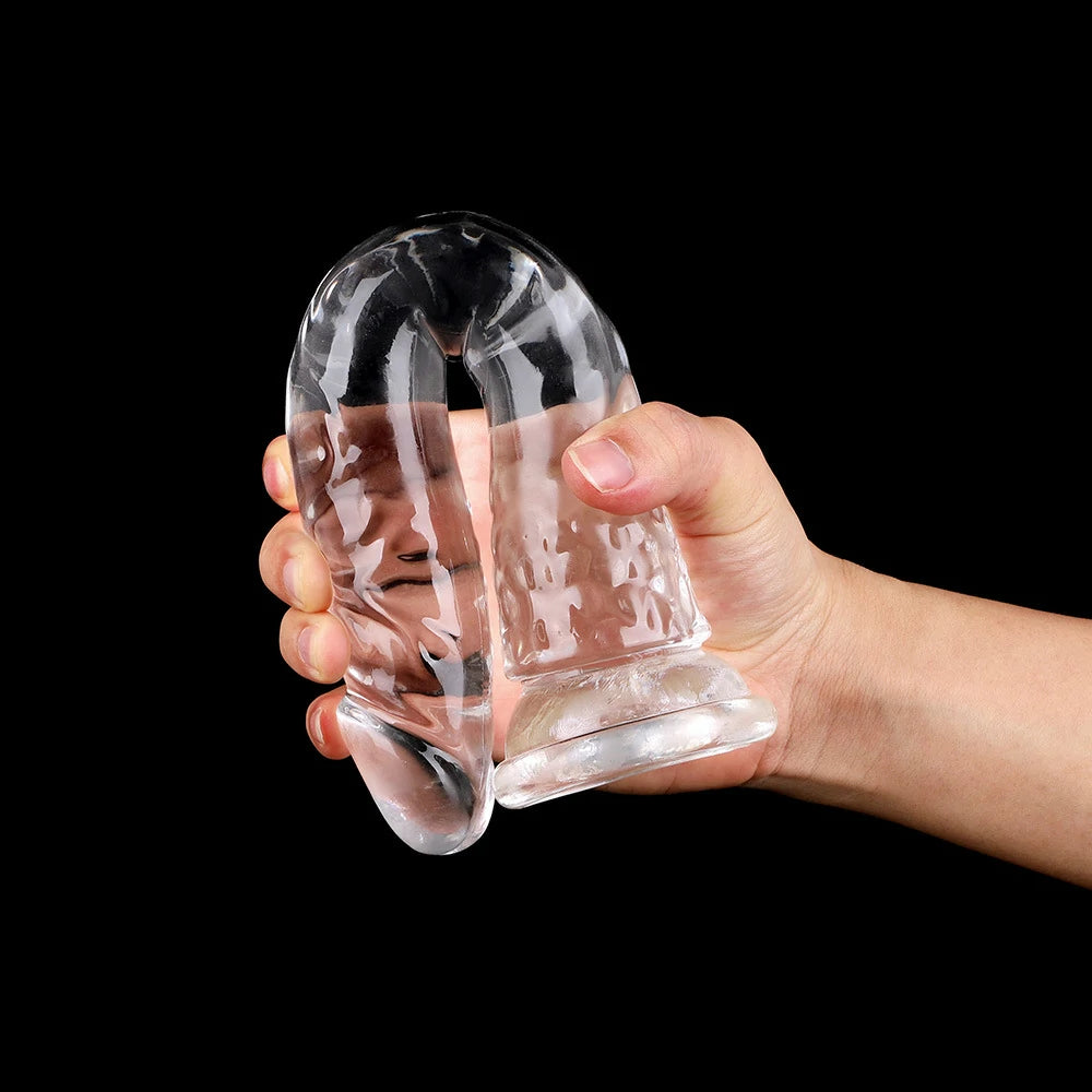 Transparent Multi-Size Dildo