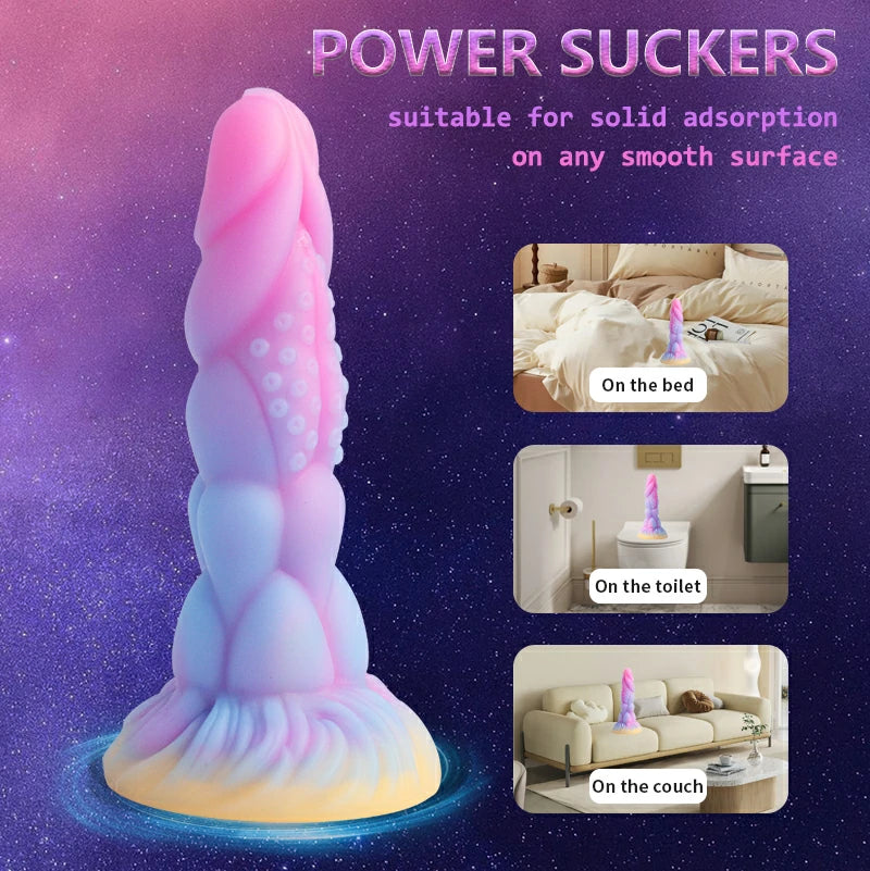 Bizarre Glow Fantasy Sea Serpent-Shaped Dildo