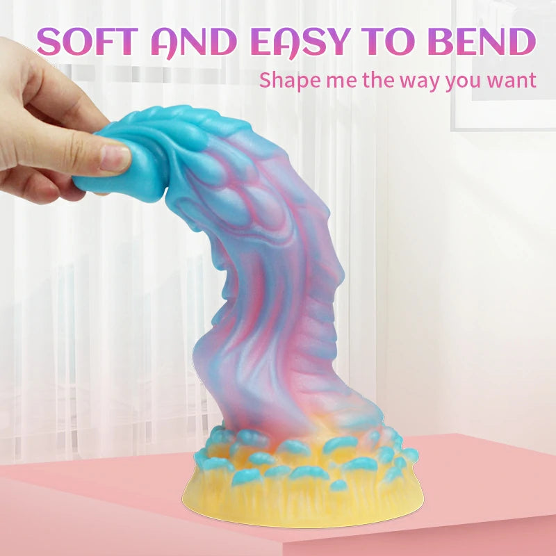 Bizarre Glow Fantasy Gryphon-Shaped Dildo