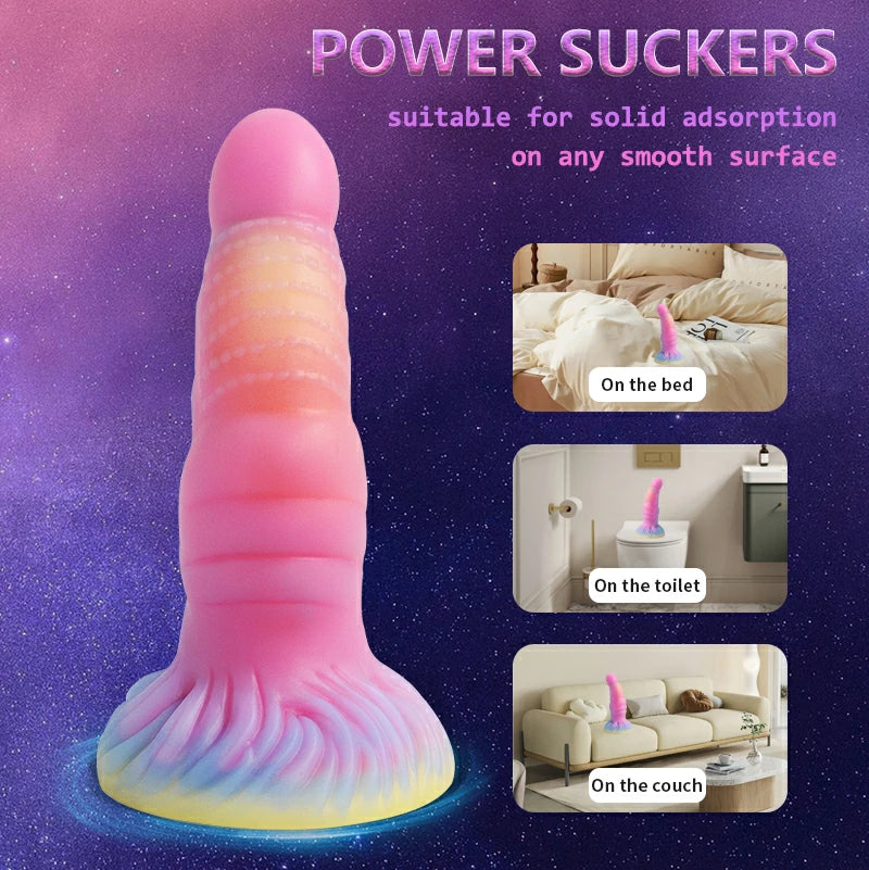 Bizarre Glow Fantasy Giant Elephant-Shaped Dildo