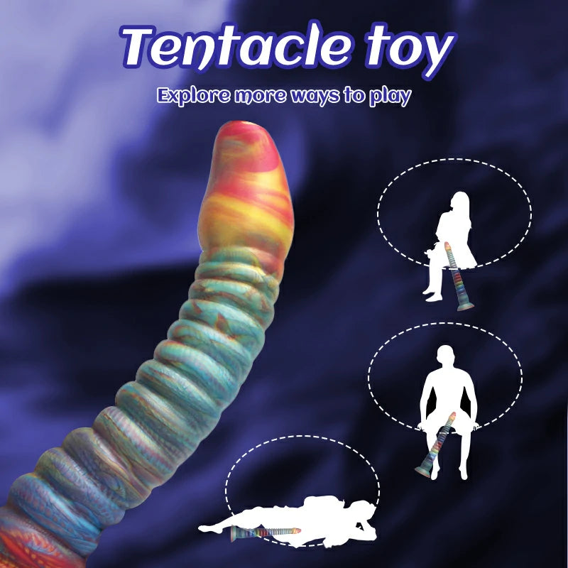 Red Tentacle Anal Plug