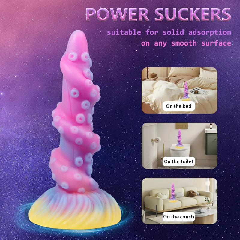 Bizarre Glow Fantasy Tentacle-Shaped Dildo