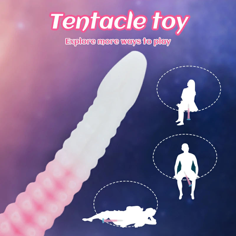 Pink Tentacle Anal Plug