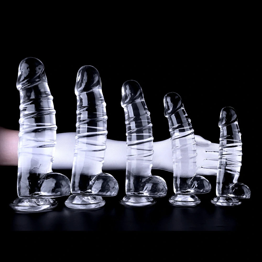 Large and Transparent Dildo