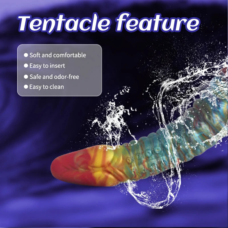 Red Tentacle Anal Plug