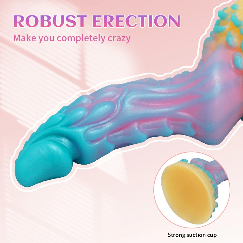 Bizarre Glow Fantasy Gryphon-Shaped Dildo