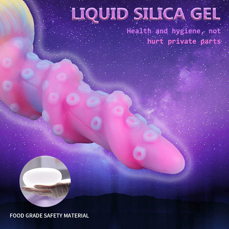 Bizarre Glow Fantasy Tentacle-Shaped Dildo