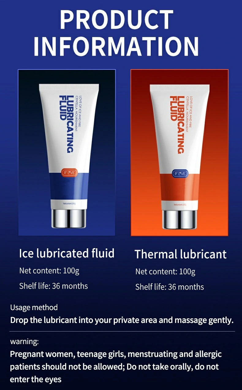 Cooling and Warming Sensation Lubricant