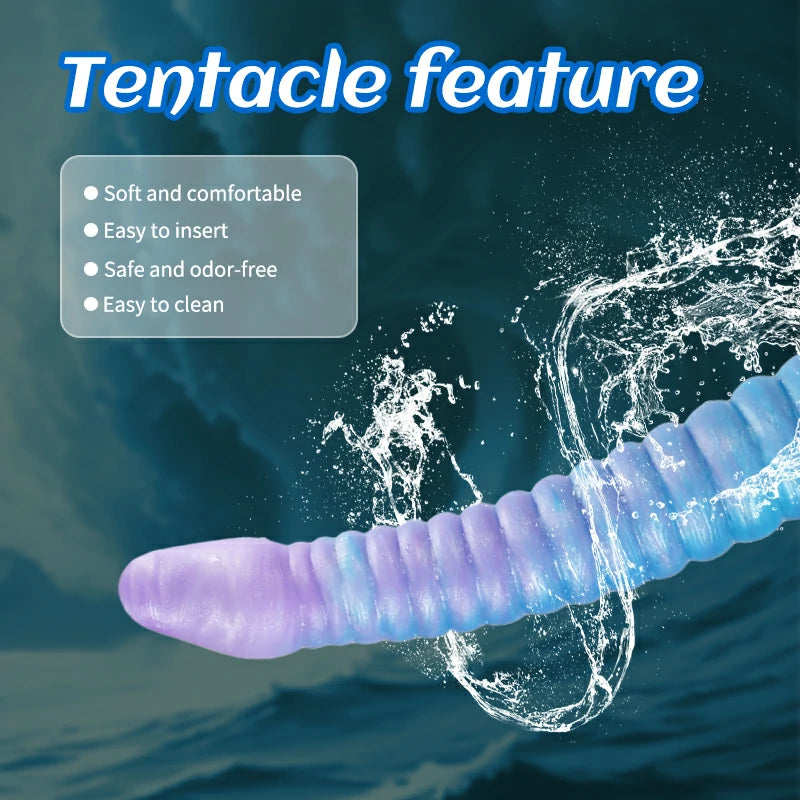 Blue Tentacle Anal Plug