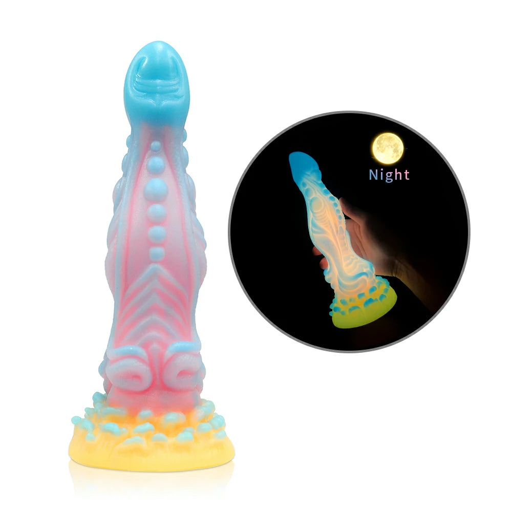 Bizarre Glow Fantasy Deer-Shaped Dildo