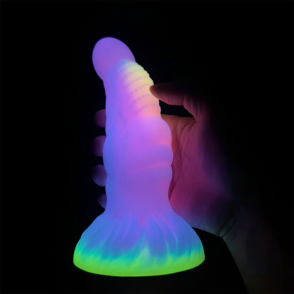 Bizarre Glow Fantasy Giant Elephant-Shaped Dildo