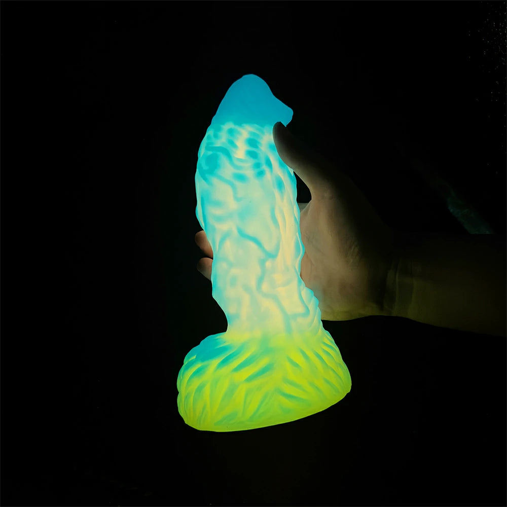 Bizarre Glow Fantasy Pangolin-Shaped Dildo