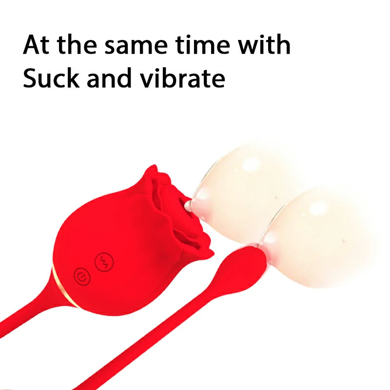 Rose Petal Suction Love Egg