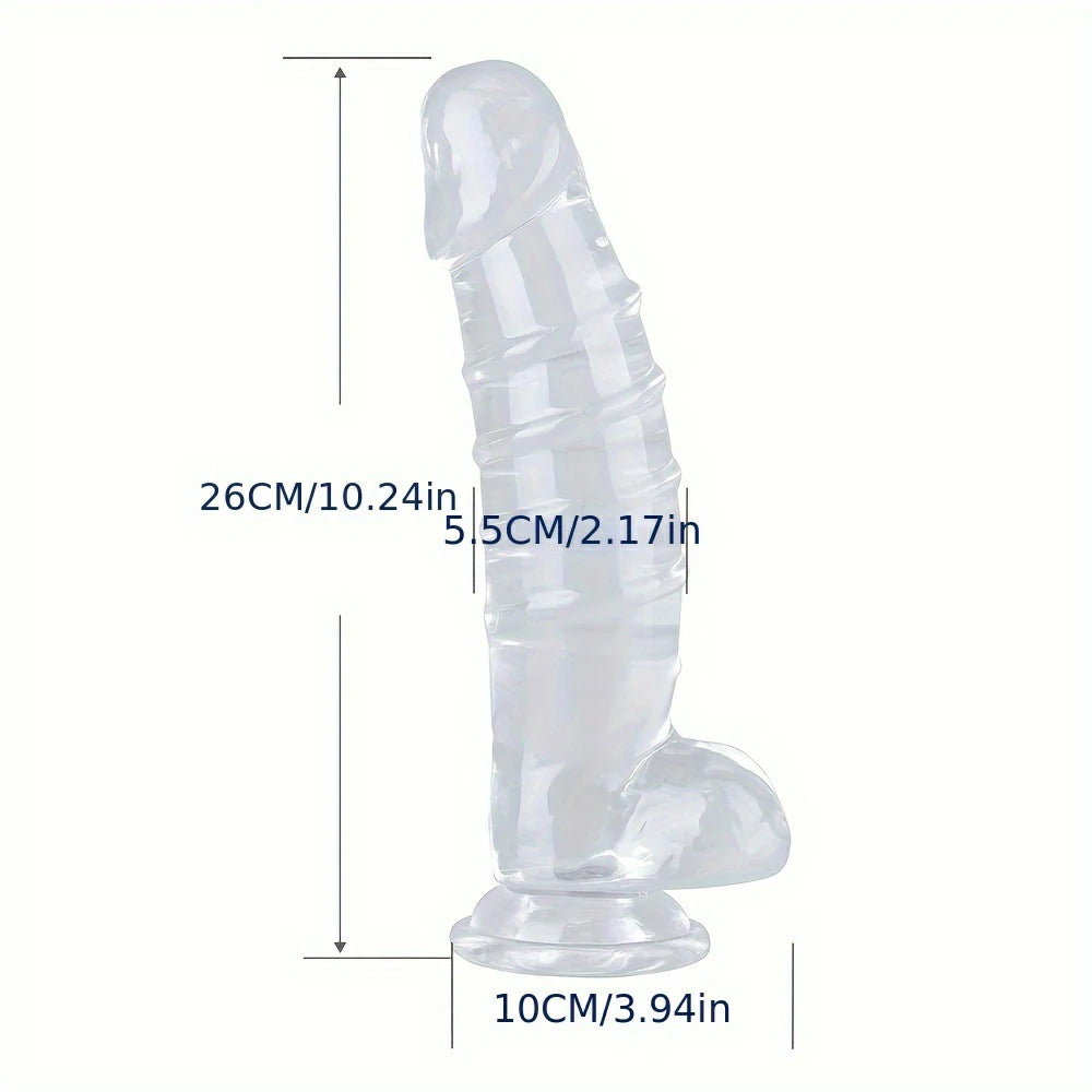 Large and Transparent Dildo