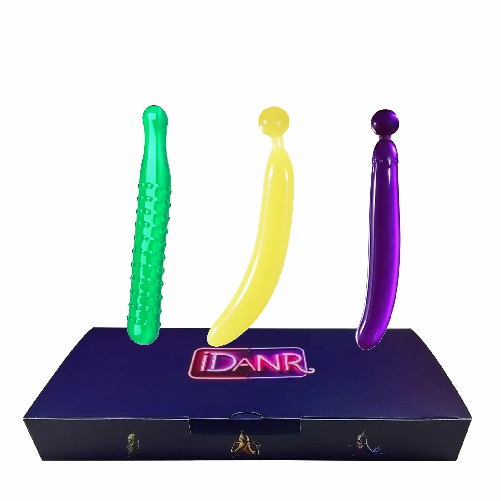 3-in-1 Dual-Ended Fruit-Shaped Dildo