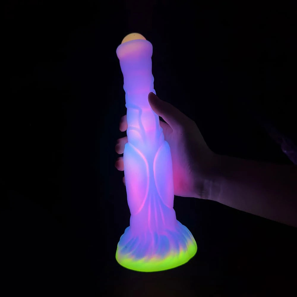 Bizarre Glow Fantasy Horse-Shaped Dildo