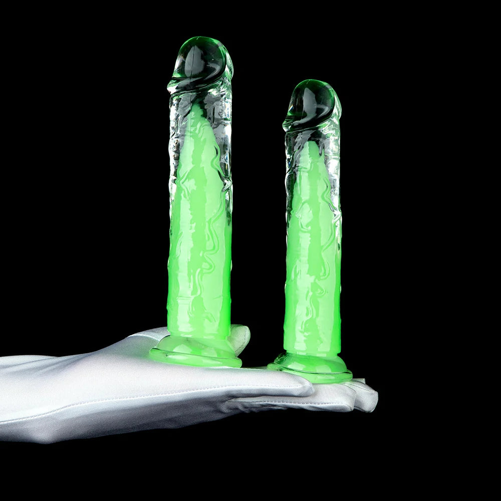 Green Glow Eggless Dildo