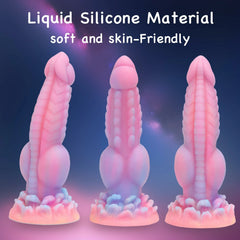 Bizarre Glow Fantasy Dog-Shaped Dildo