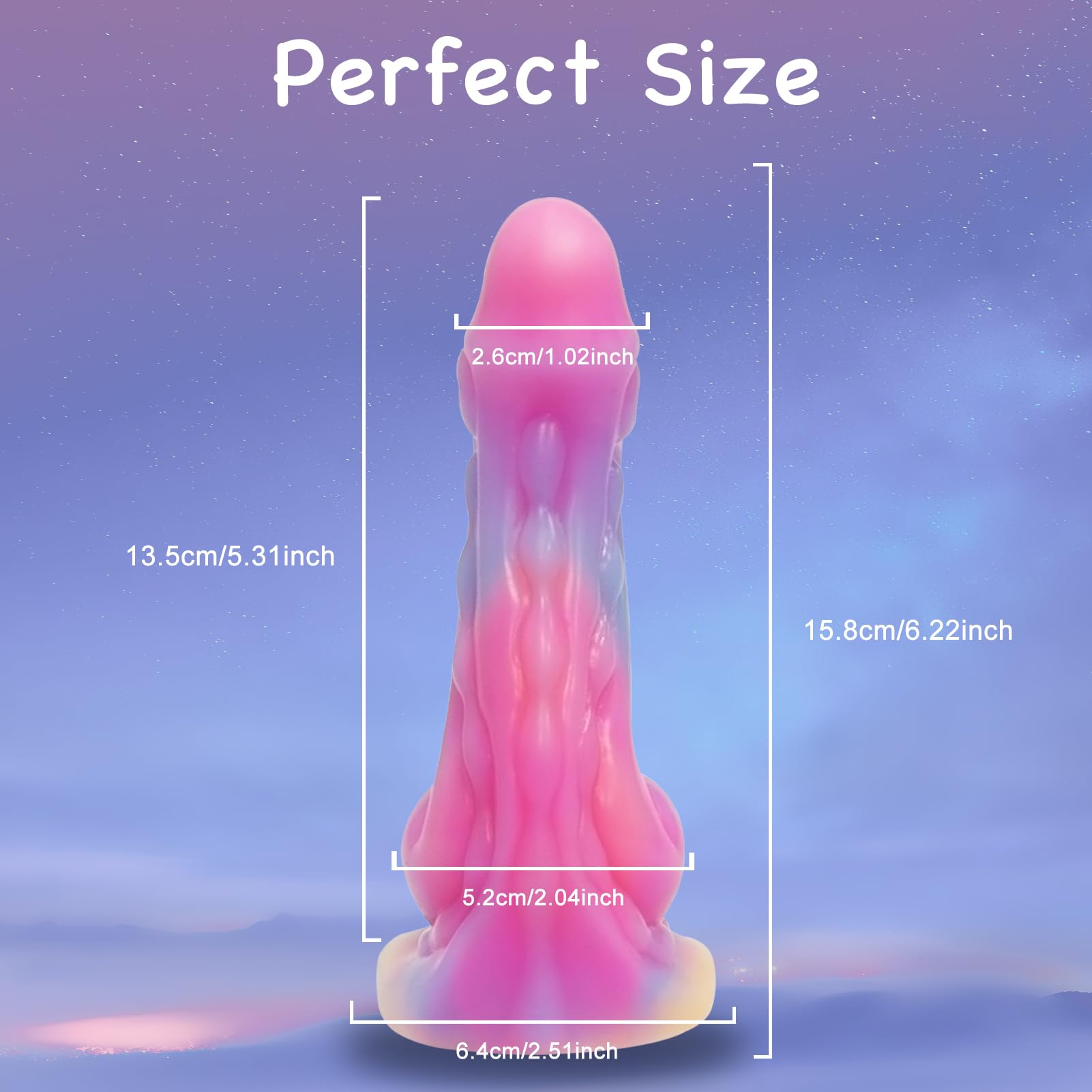 Bizarre Glow Fantasy Monkey-Shaped Dildo