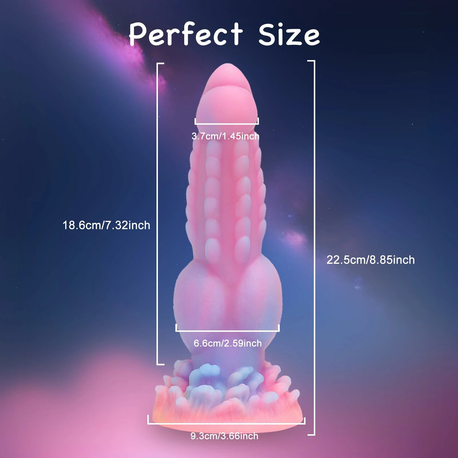 Bizarre Glow Fantasy Dog-Shaped Dildo