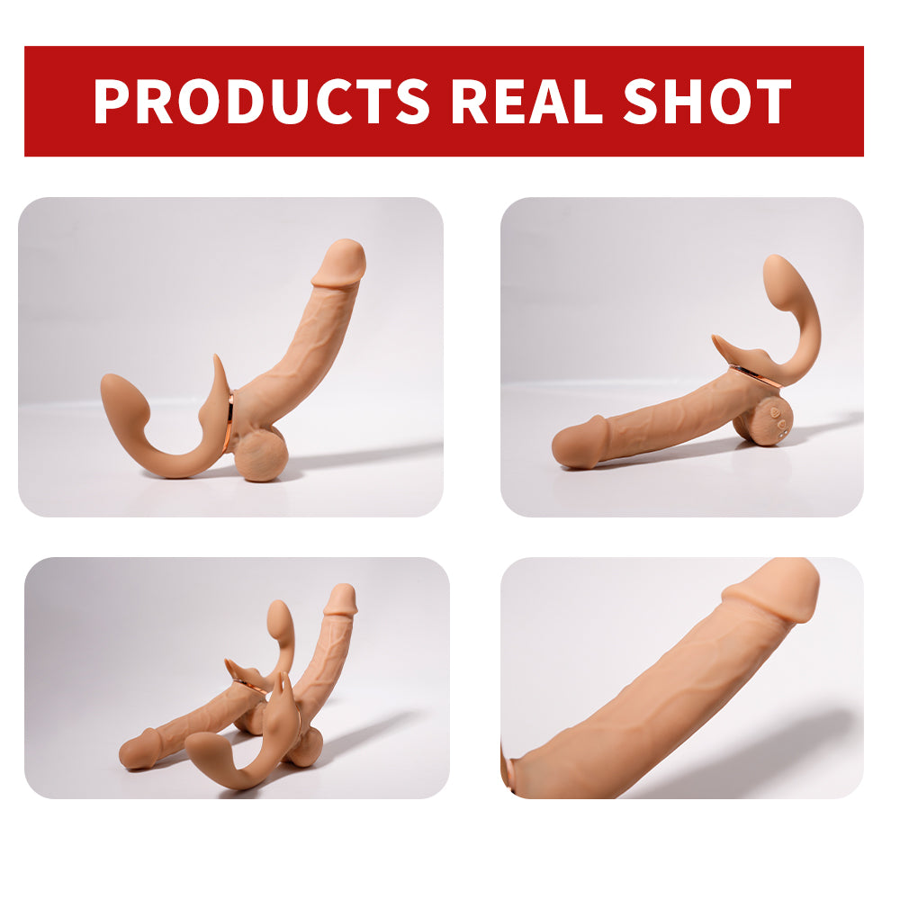 Double-Ended Vibrating & Expandable Dildo