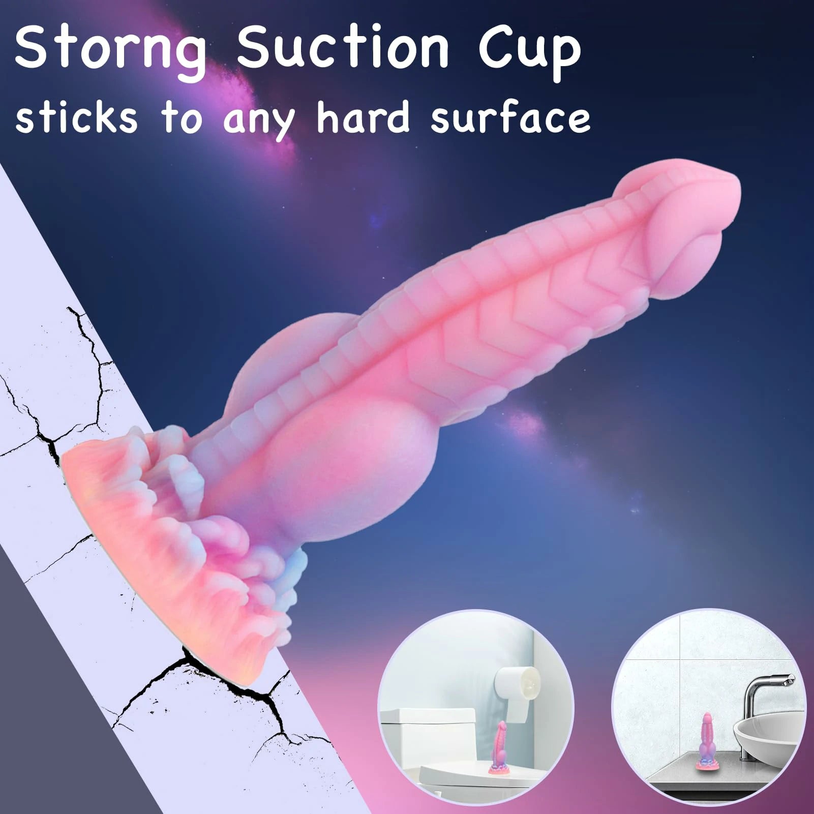 Bizarre Glow Fantasy Dog-Shaped Dildo