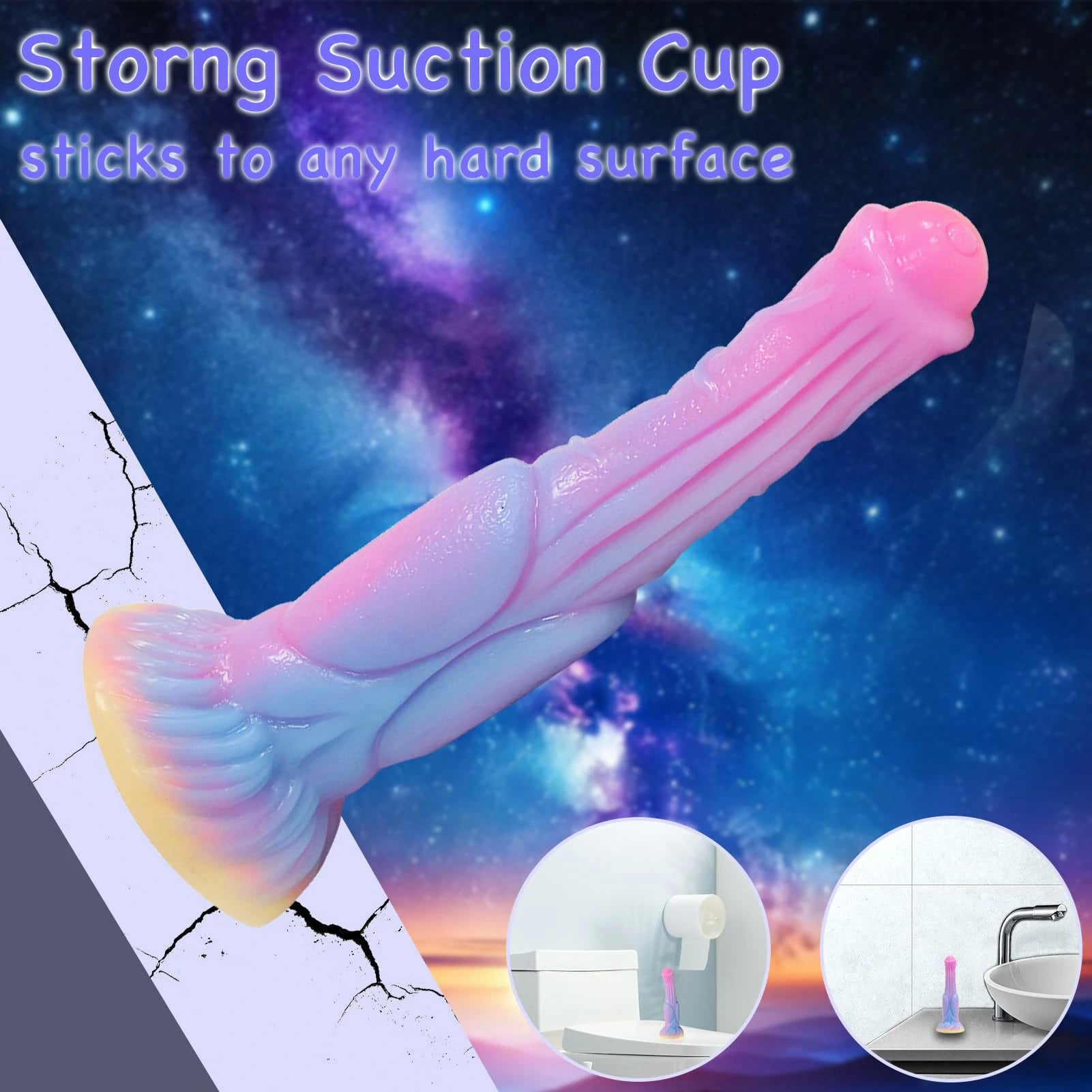 Bizarre Glow Fantasy Horse-Shaped Dildo