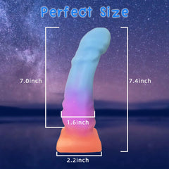 Bizarre Glow Fantasy Moon-Shaped Dildo