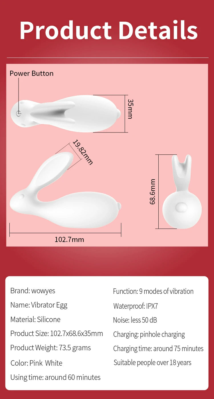 Rabbit-shaped Vibrator