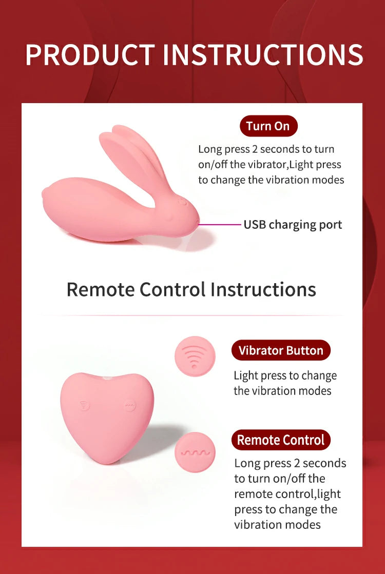 Rabbit-shaped Vibrator